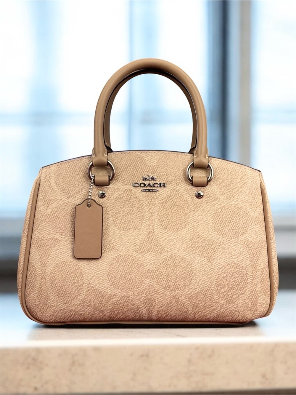 Coach Outlet Savannah Small Carryall Bag In Signature Canvas - Picture 2 of 11